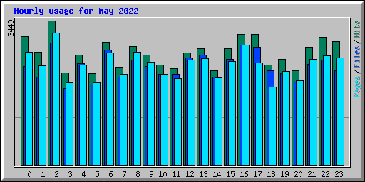 Hourly usage for May 2022
